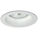 halo recessed 5014p 5-inch metal trim with baffle white