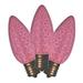 Holiday Bright Lights BU25LEDFC9-TPKA LED C9 SMD Bulb Pink - B x 25