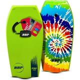 Back Bay Play Pro Series 41 Lightweight Bodyboard Wrist Leash Kid Adult-Tie Dye Green Boogie Board