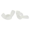 M3 Wing Nuts Butterfly Nut Nylon White 50 Pack