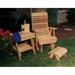 Creek Vine Designs WRF1230SETCVD Cedar Twin Ponds Rocking Glider Chair Set