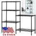 Clearance! 5-Tier Steel Storage Rack 5-Tier Wire Shelving Adjustable Shelves Unit Metal Storage Rack for Laundry Bathroom Kitchen Pantry Closet Organization