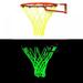 Light Up Basketball Net Heavy Duty Basketball Net Replacement Shooting Trainning Glowing Light Luminous Basketball Net Equipment