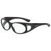 Radians 3111 Crossfire OG3 OTG Clear Lens Eyewear w/ S/M Shiny Pearl Gray Frame