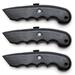 Wideskall Heavy Duty Contoured Handle Retractable Blade Utility Knife Pack of 3