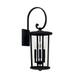 Capital Lighting Howell 3-light Black Outdoor Wall Lantern