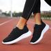Women Shoes Breathable Sneakers Breathable Non Slip Soft Sole Sneakers Mesh Sneakers Tennis Walking Breathable Sneakers Fashion Sneakers Black 7