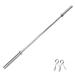 XPRT Fitness 7 Ft. Olympic Weight Lifting Barbell with Spring Collars