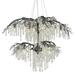 18 Light 2-Tier Chandelier in Organic Style 27.5 inches High By 40 inches Wide-Black Iron Finish Bailey Street Home 170-Bel-4362038