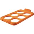 Blackstone Silicone 6-Section Egg Ring Egg Mold Tray in Orange