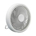 Fall Decor Savings! Christmas Saving Clearance! Sruiluo USB Rechargeable Small Ceiling Fan Portable Dimmable Outdoor Indoor Hanging Fan Desktop Night Light Mini Multi-Function Fan Light White