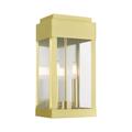 Livex Lighting - York - 2 Light Outdoor Wall Lantern in Modern Style - 8 Inches