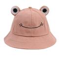 Mchoice Hat Women Cute Animal Hiking Beach Fishing Cap Hats Photography Bucket Hat Frog hat sun hats for women on Clearance