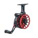 SANWOOD 3.6:1 Right/Left Hand Fishing Reel Wheel with High Foot for Raft Ice-fishing