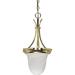 Nuvo Lighting 60/396 1 Light 9-3/4 Wide Mini Pendant - Brass