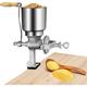 NOGIS Manual Corn Grinder - Flour Maker Grain Mill Hand Grinder with Large Material Funnelfor Corn Barley Wheat Berries Coffee Chickpeas Poppy Seeds Pepper Dried Beans Animals Feed Home