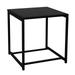 Single 2Pcs Coffee Table 1Pc Exposed Rocking Chair Three-Piece Set Black