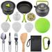 Thinsont Portable Camping Cookware Set Nonstick Cooking Kit for Outdoor Camping Backpacking Hiking Picnic No.1