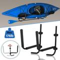 Kayak Storage Rack Wall Mounted Heavy Duty Storage for Kayak Canoe & Paddleboard for Indoor Outdoor Garage Shed or Dock Adjustable Height