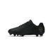 SIMANLAN Kids Soccer Cleats Lace-Up Turf Soccer Shoes Mens Outdoor Indoor Training Sneakers Black 5.5Y