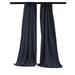 LA Linen BDpop96x58-Pk2-NavyP72 Polyester Poplin Backdrop Drape Navy - 96 x 58 in. - Pack of 2