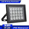 Dcenta Infrared Illuminator 20pcs Array IR LEDS IR Illuminator Wide Angle Long Outdoor Waterproof for CCTV