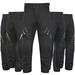 All Season Motorcycle Pants Men Motocross Offroad Overpants Touring Adventure Dual Enduro Waterproof CE Armor (Black Waist 36 -38 Inseam 34 )