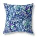 HomeRoots 414495 28 in. Springtime Indoor & Outdoor Throw Pillow Purple & Blue