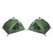 Set of 2 Four Man Instant Automatic Pop Up Tents for Backpacking Camping Hiking - New