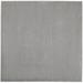 Nourison Essentials Indoor/Outdoor Silver Grey 5 x square Area Rug (5 Square)