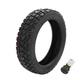 Eccomum 8.5 Inch Tubeless Tire 50/75-6.1(8 1/2x2) Off-Road Tire Electric Scooter Explosion-Proof -Slip Tire with Nozzle