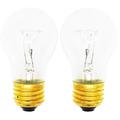 2-Pack Replacement Light Bulb for KitchenAid KSSS48QMB02 - Compatible KitchenAid 8009 Light Bulb