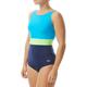 TYR TYR Women s Solid Splice Belted Controlfit Swimsuit
