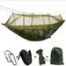 660lbs Double Camping Hammock with Removable Mosquito Net Portable Parachute Nylon Hammock Jungle Explorer Double Bug Net Camping Hammock for Hiking ing Beach Backyard Travel Camouflage