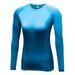 [BRAND DELIVERY ON TIME1]Gymnastic Yoga Cycling Top Fast Dry Women Compression Base Layer Tight Tee Shirt