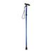 ametoys Aluminium Alloy Folding Cane Portable Hand Walking Stick Trekking Hiking 4 Section Adjustable Canes with Comfortable Handle