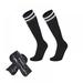 2 Pairs Soccer Shin Guards with 2 Pairs Soccer Socks for Adults and Teenagers Lightweight Protective Gear Soccer Football Equipment for Kids Boys Girls