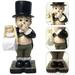 Walbest 5.9 Comical European Gentleman with tissue Butler Statue Stable Resin Handicraft Ornament Funny Gentleman Butler Sculpture Decor for Home Office Toilet