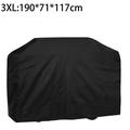 Yannee Grill Cover Waterproof BBQ Grill Cover Durable and Convenient Barbecue Grill Covers Barbeque Grill Garden Protector Black 3XL