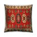 Ahgly Company Outdoor Square Traditional Throw Pillow 18 inch by 18 inch