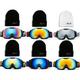 Cloud 9 - Professional Kids Boys and Girls Snow Goggles Vulture Anti-Fog Dual Lens UV400 Protection with Matching Color Beanie