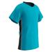 Champro Sports Header Lightweight Soccer Jersey Youth Small Neon Blue Black Highlights White Trim