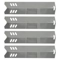 4-Pack BBQ Grill Heat Shield Plate Tent Replacement Parts for Uniflame Grill GBC1059WB - Compatible Barbeque Stainless Steel Flame Tamer Flavorizer Bar Vaporizer Bar Burner Cover 15