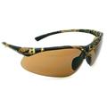 Shooter s Edge Tango Z87.1 Safety Shooting Glasses Matte Camo Frame W/ Brown Lens