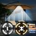 LHomeove Cordless 24 LED Night Lights Super Bright Umbrella LED Light Battery Operated Upgraded Patio Umbrella Light
