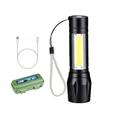 Portable Rechargeable Zoom LED Flashlight XP-G Q5 Flash Light Torch Lantern 3 Lighting Modes Camping Light Mini Led Flashlight