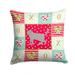 Chartreux 2 Cat Love Fabric Decorative Pillow Red
