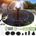 Solar Fountain Pump 1.4W Solar Powered Fountain Pump with 5 Nozzles Solar Bird Bath Fountain Pump for Pond and Garden