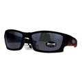 Choppers Mens Warp Sport Biker Motorcycle Plastic Sunglasses Matte Black