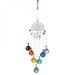 Pretty Comy Colorful Crystal Hanging Wind Chimes Garden Office Vintage Pendant Outdoor Indoor Hanging Ornament Home Decoration Crafts Style 2